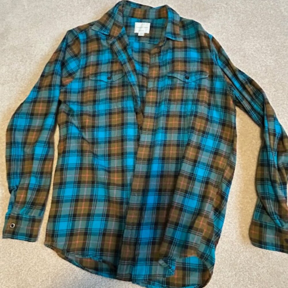 American Eagle paid flannel shirts Large Tall